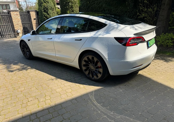 Tesla Model 3 cena 180000 przebieg: 29500, rok produkcji 2022 z Zielonka małe 277